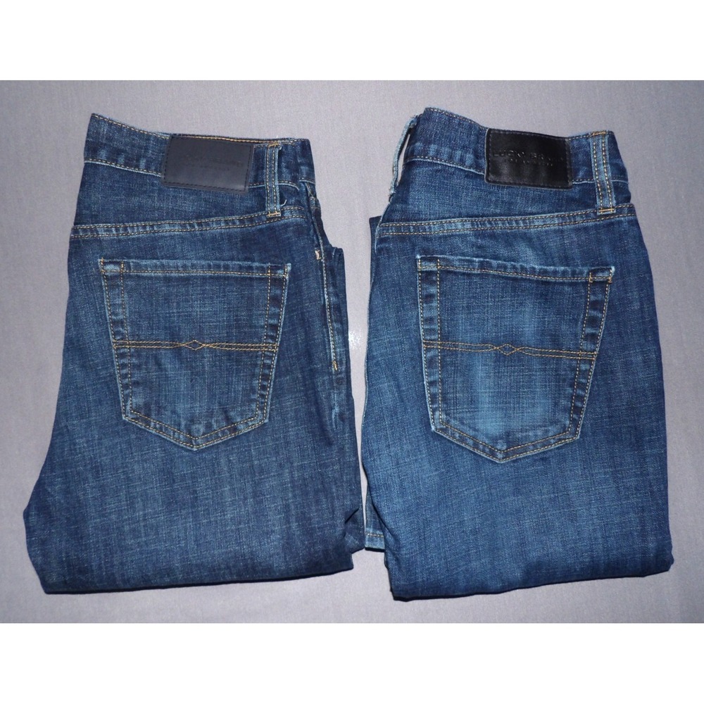 Lot of 2~ Lucky Brand Medium Stretch 329 Classic‎ Fit Denim Jeans Men's 30 X 30